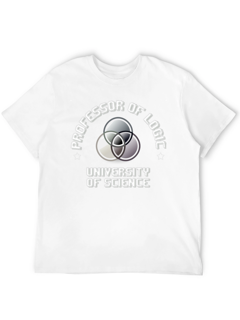 Professor of Logic Science University Black T-Shirt