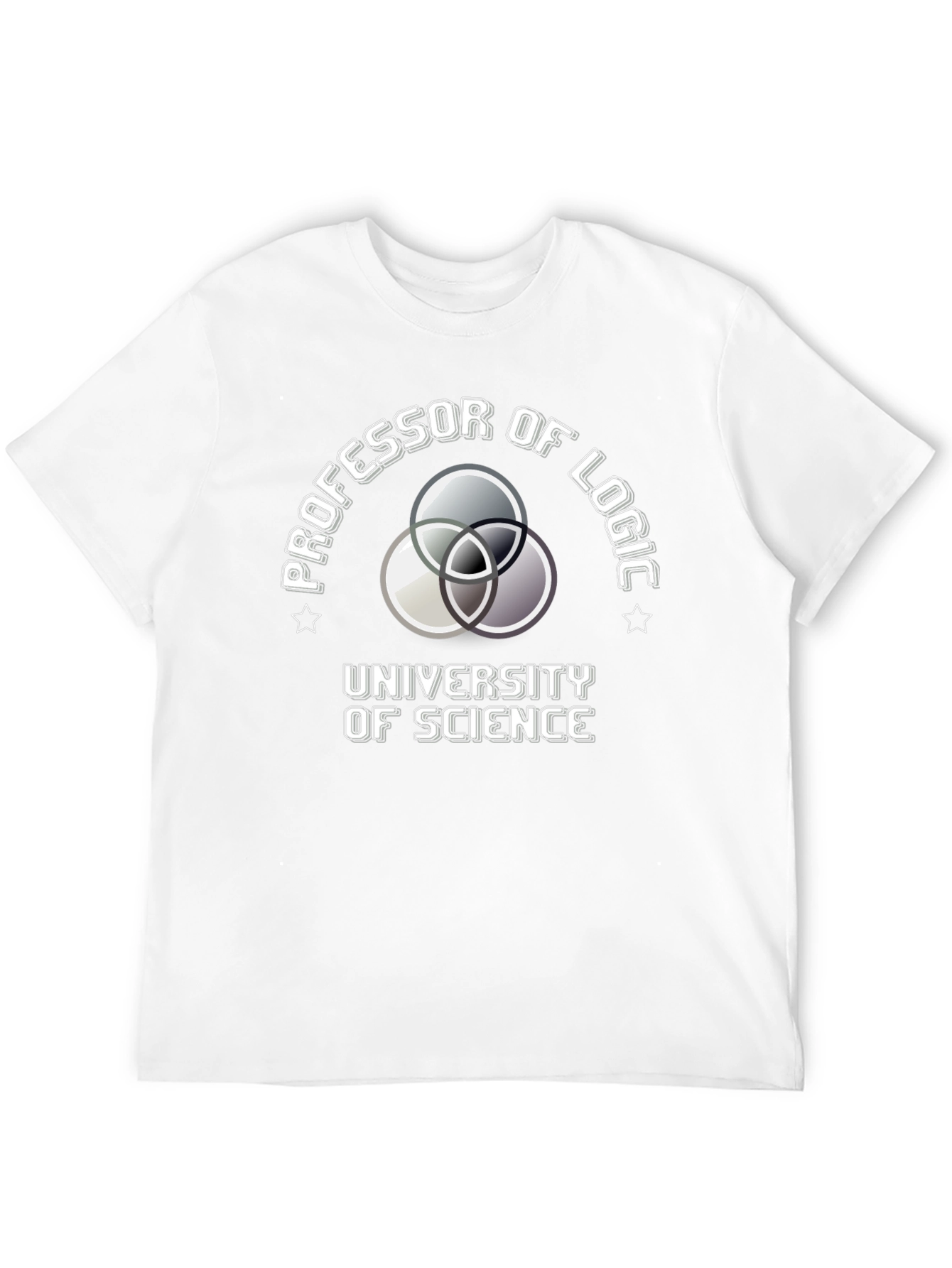 Professor of Logic Science University Black T-Shirt