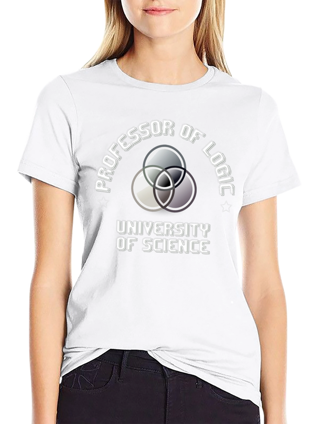 Professor of Logic Science University Black T-Shirt
