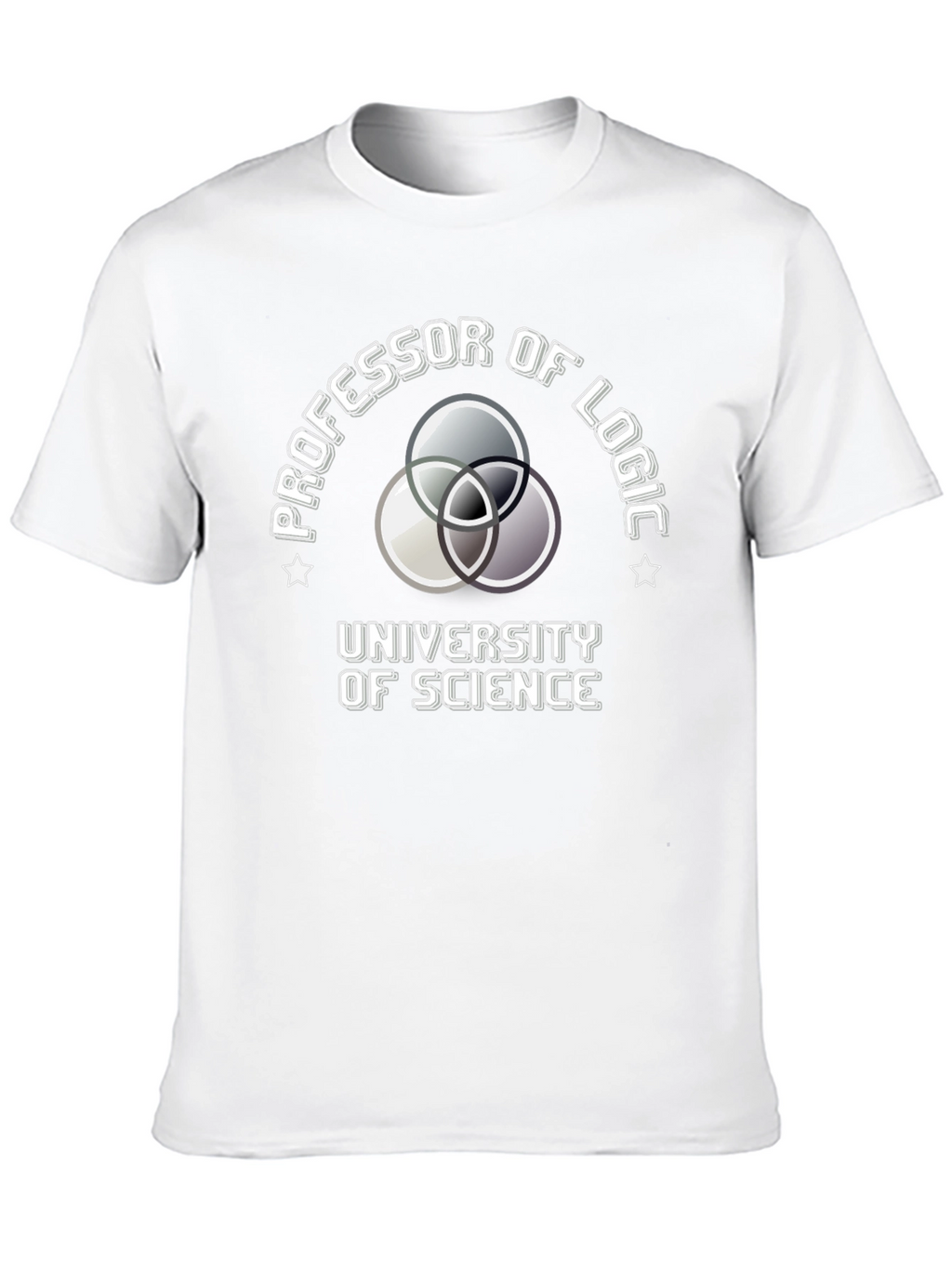 Professor of Logic Science University Black T-Shirt