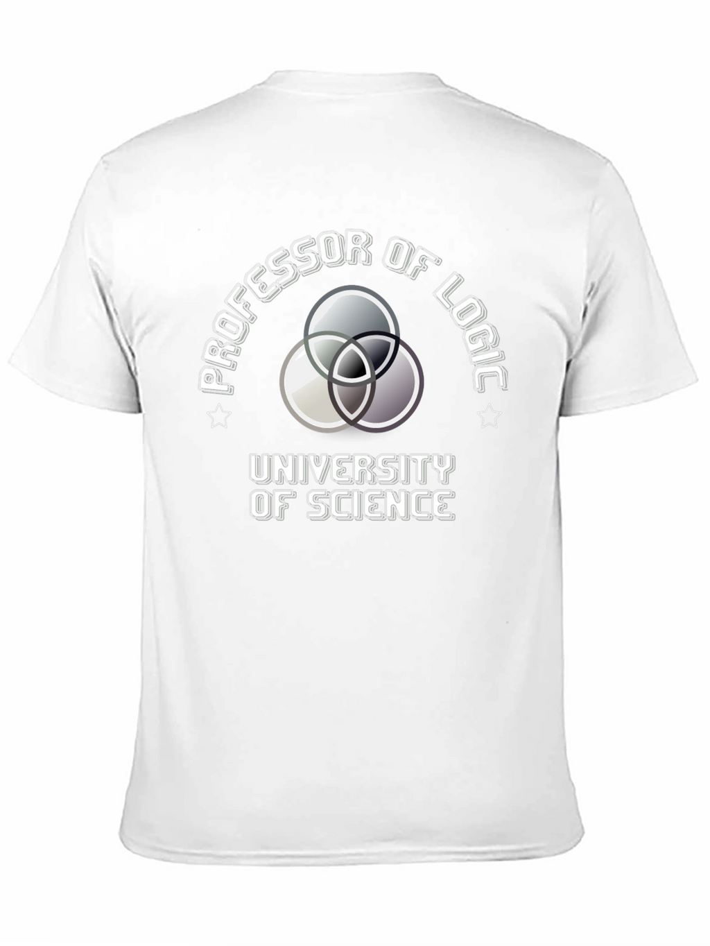 Professor of Logic Science University Black T-Shirt
