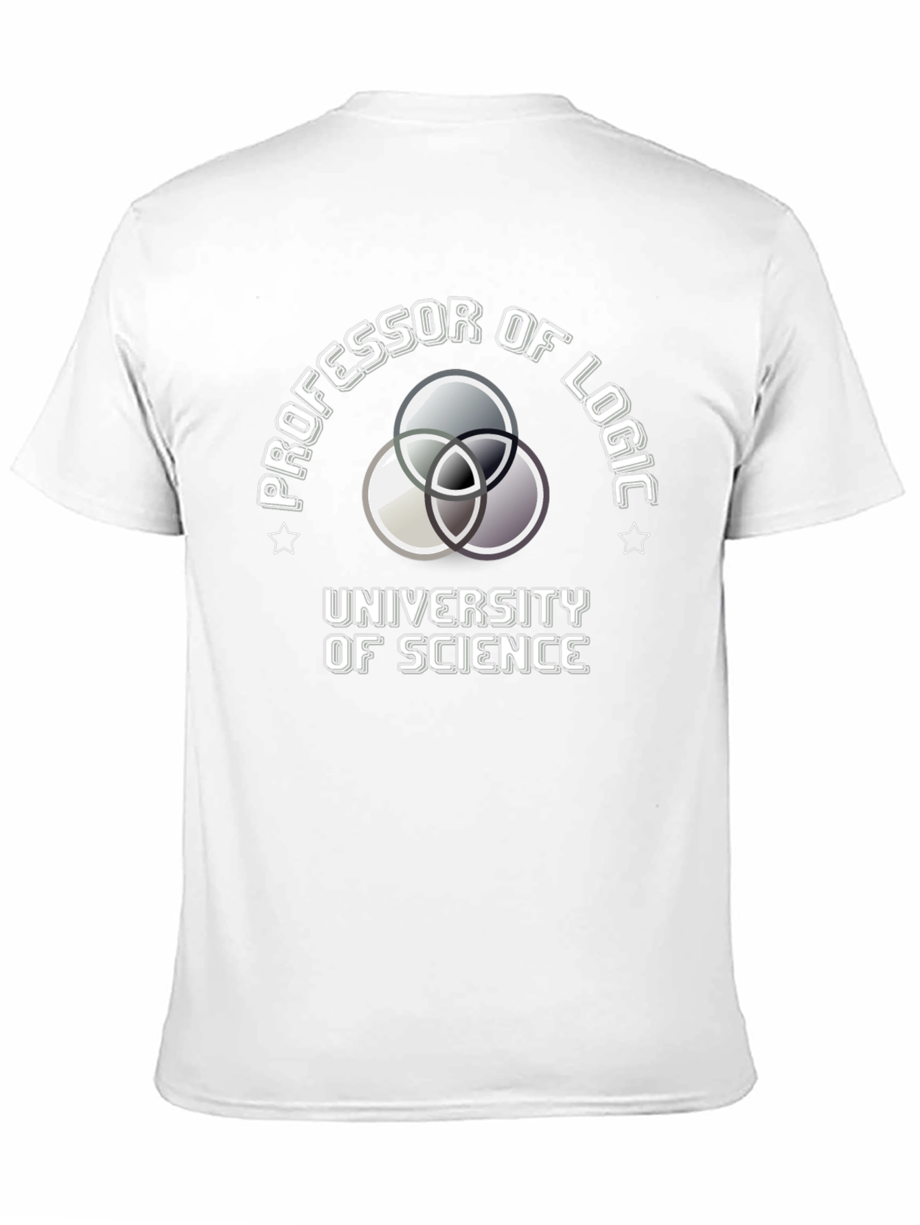 Professor of Logic Science University Black T-Shirt