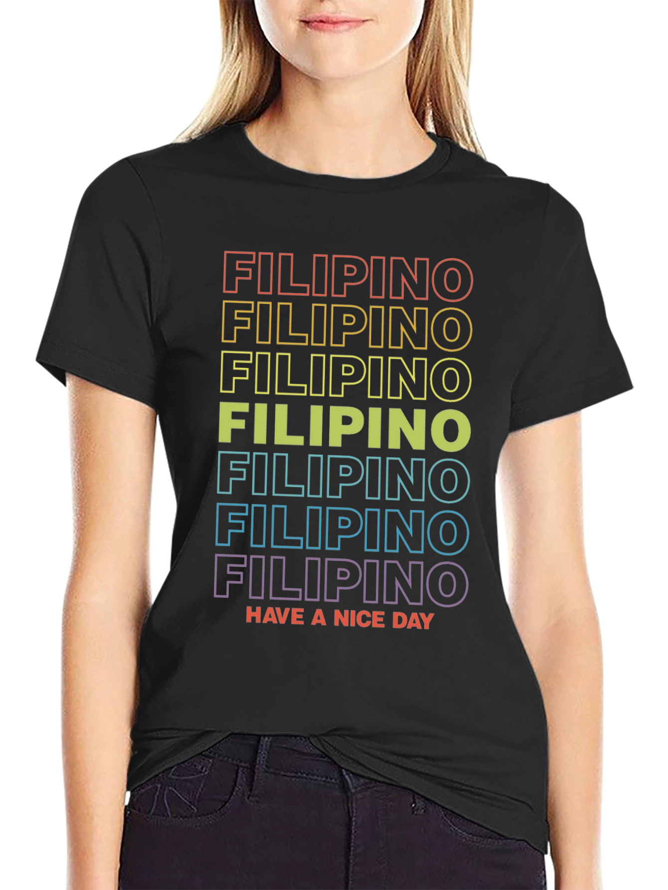 Filipino Pride T-Shirt - Have a Nice Day - Retro Style