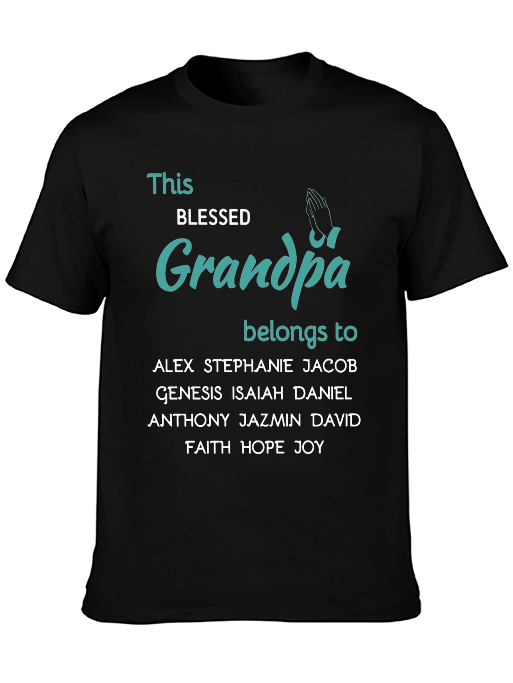 Blessed Grandpa Belongs To T-Shirt