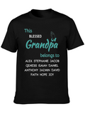 Blessed Grandpa Belongs To T-Shirt