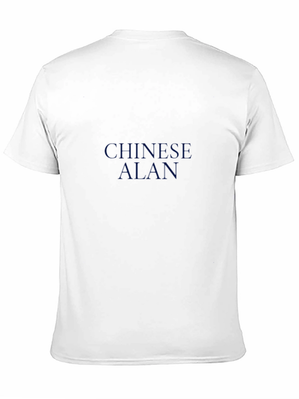 Chinese Alan Graphic Tee - Stylish Cotton Blend