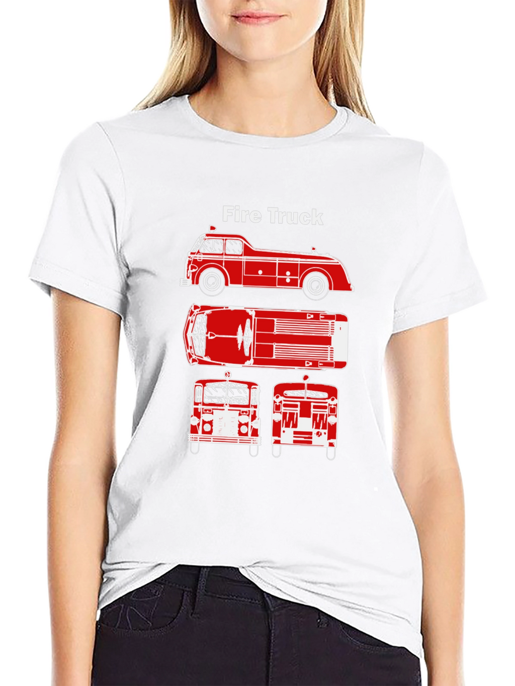 Fire Truck Graphic Tee