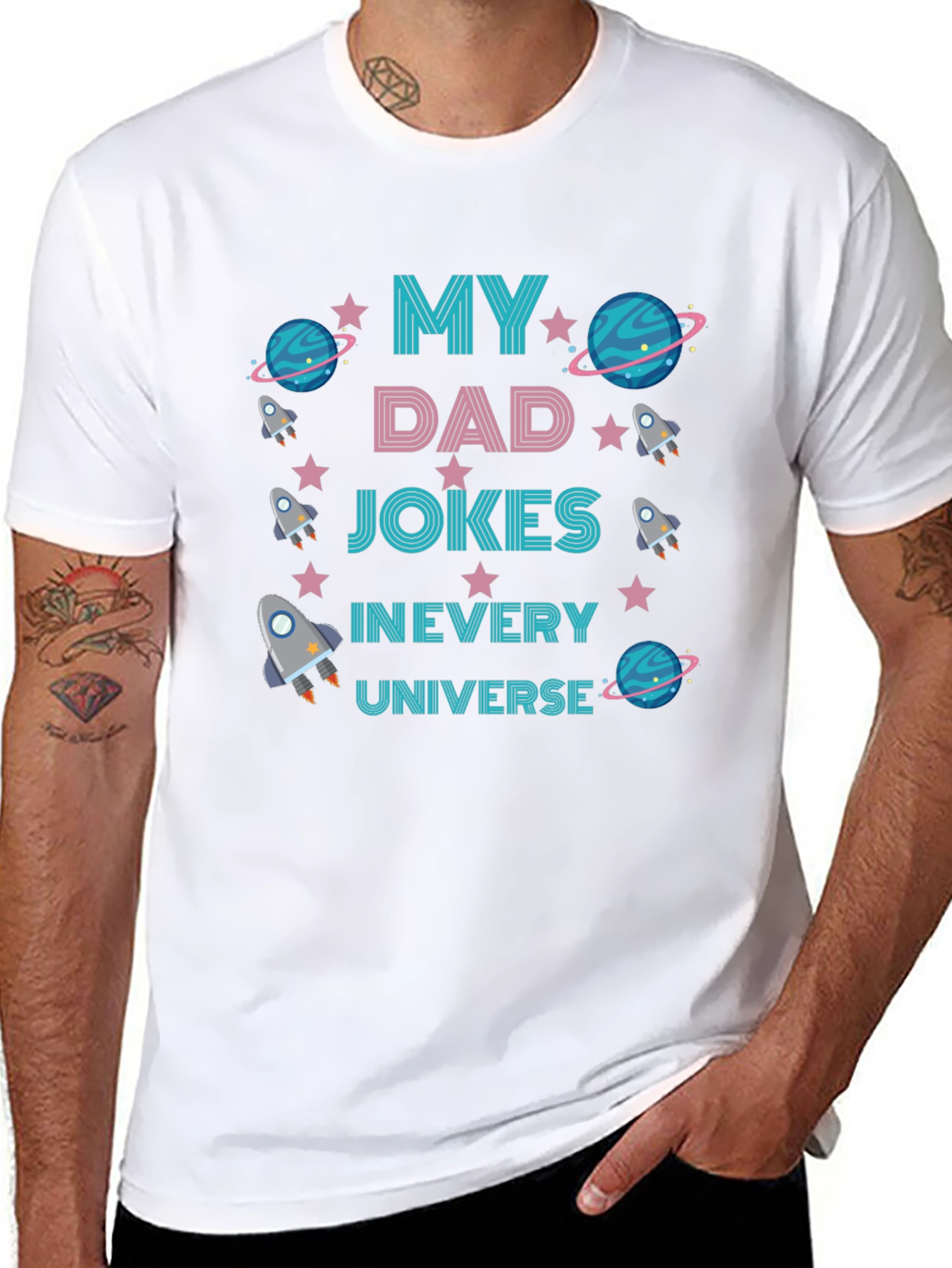 Dad Jokes T-Shirt - Space Theme