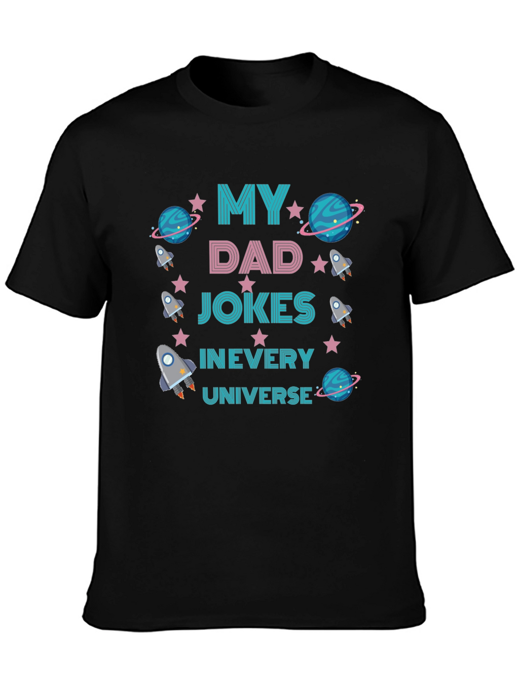 Dad Jokes T-Shirt - Space Theme