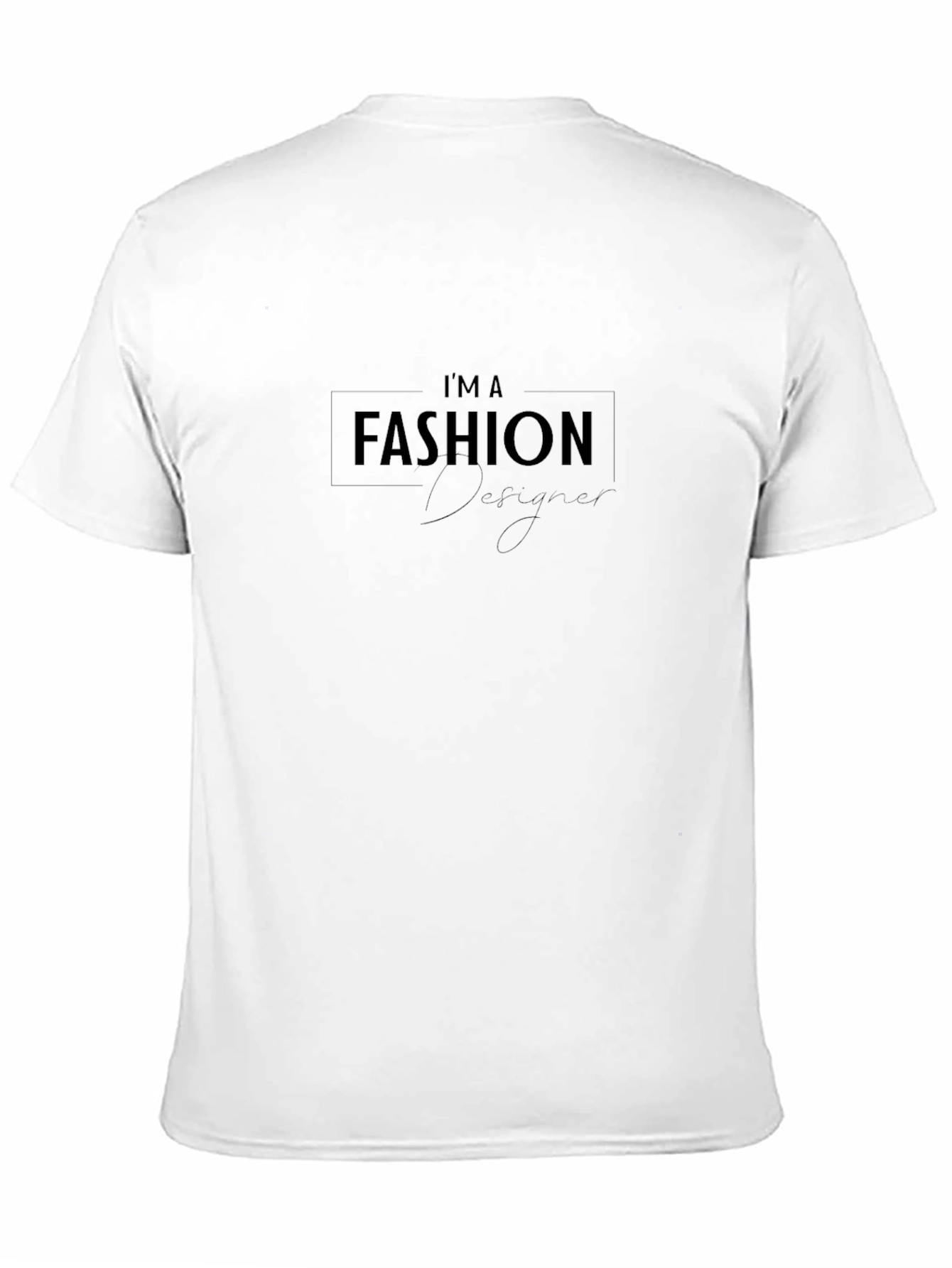 Fashion Designer Black Tee