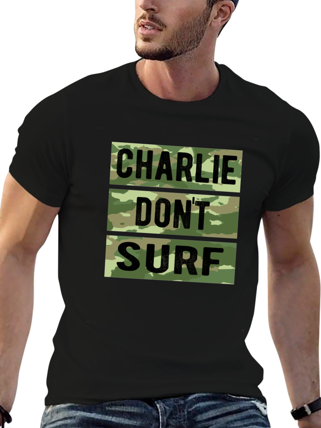 Charlie Dont Surf Camo T-Shirt