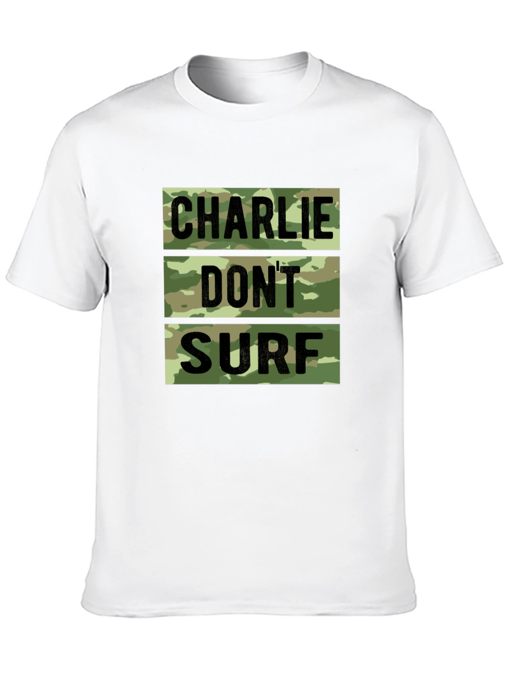 Charlie Dont Surf Camo T-Shirt