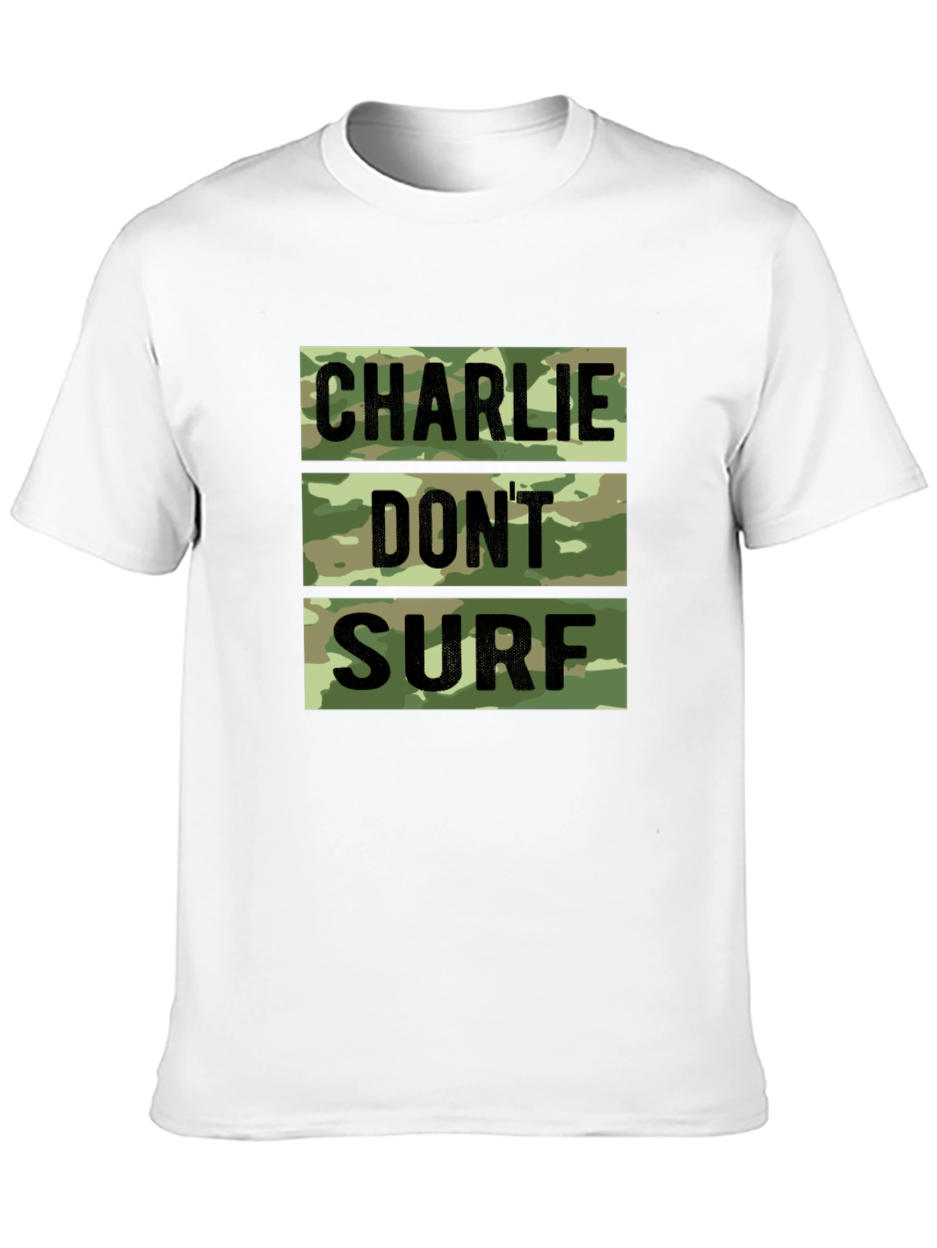 Charlie Dont Surf Camo T-Shirt