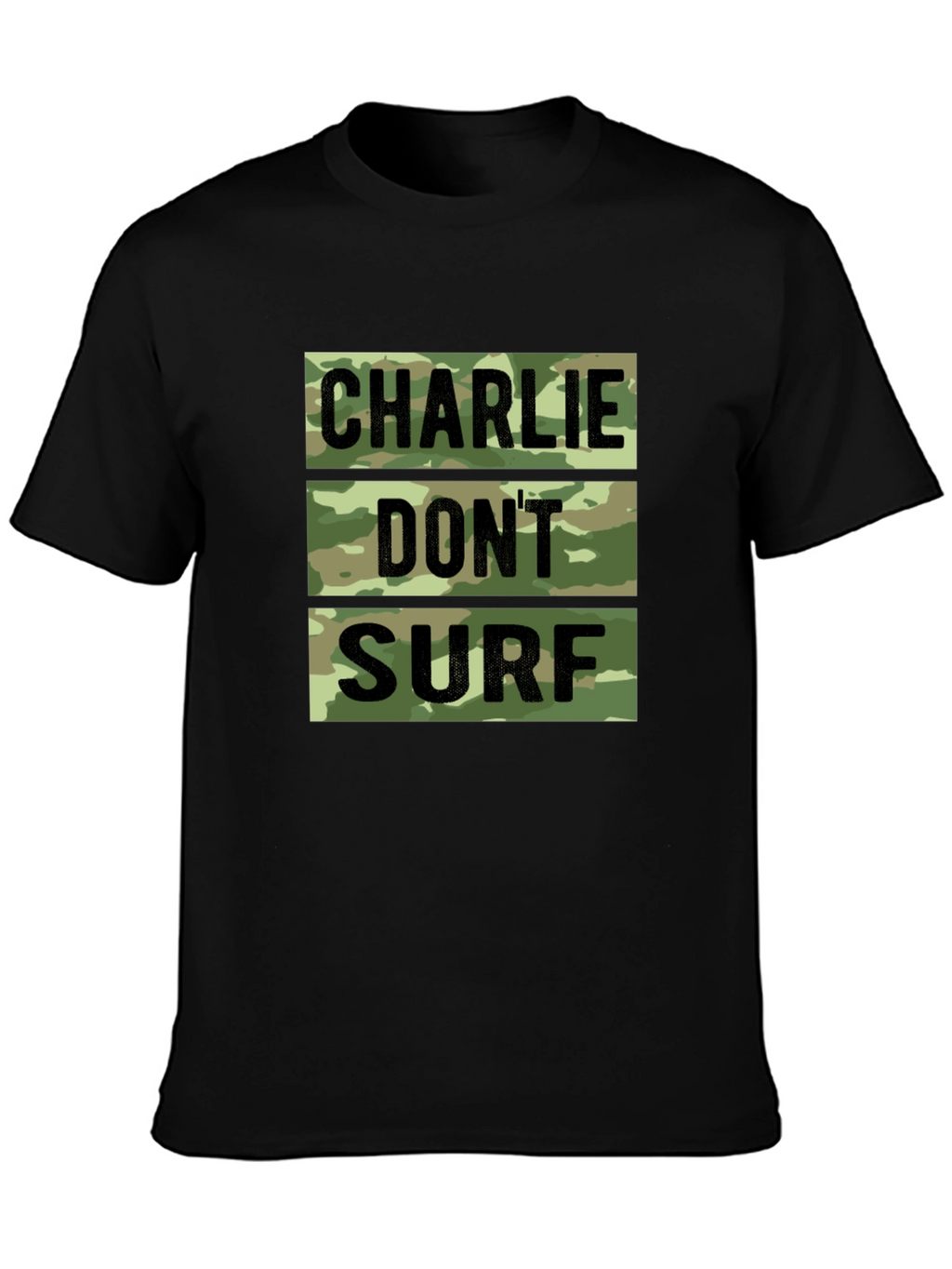Charlie Dont Surf Camo T-Shirt