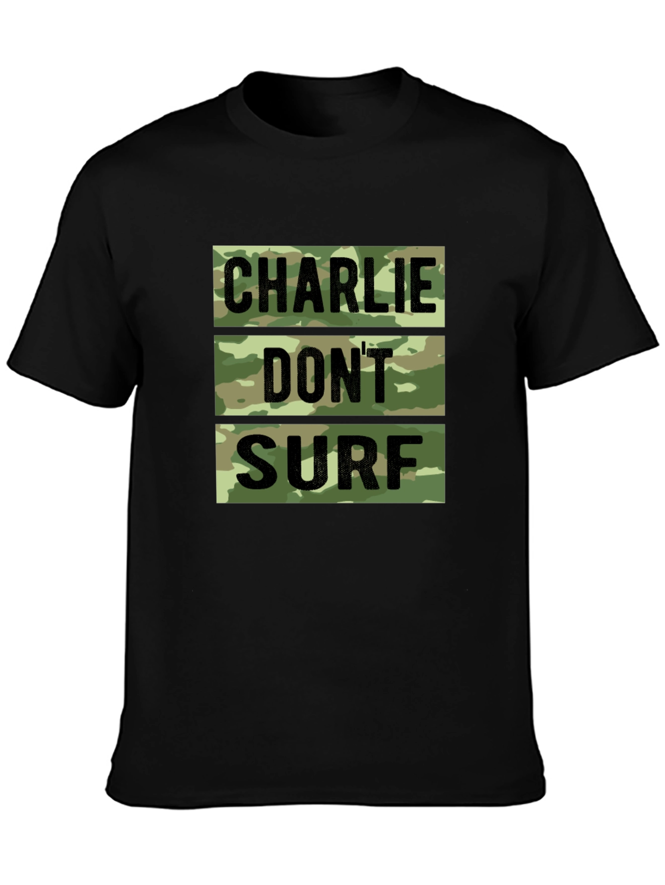 Charlie Dont Surf Camo T-Shirt