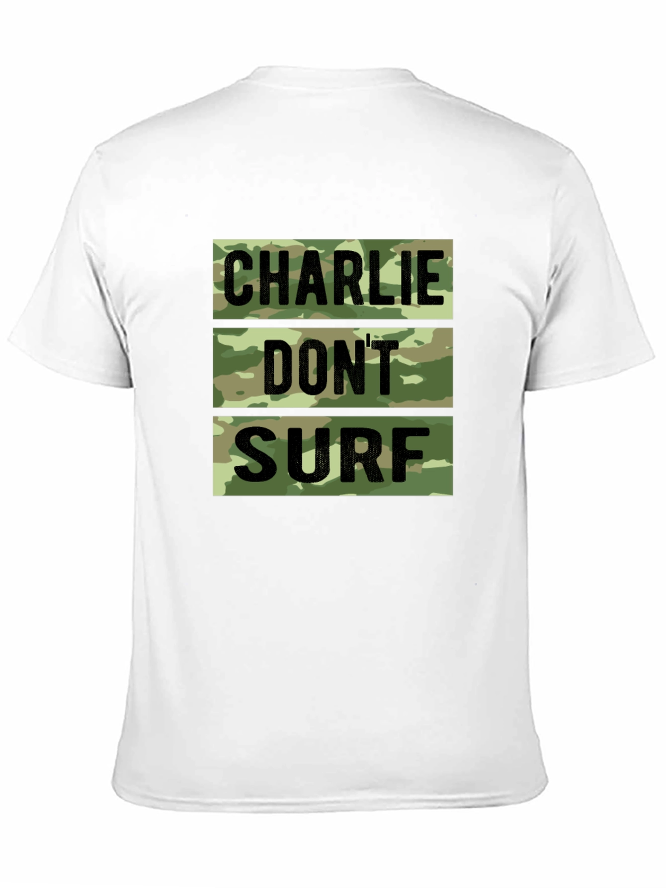 Charlie Dont Surf Camo T-Shirt