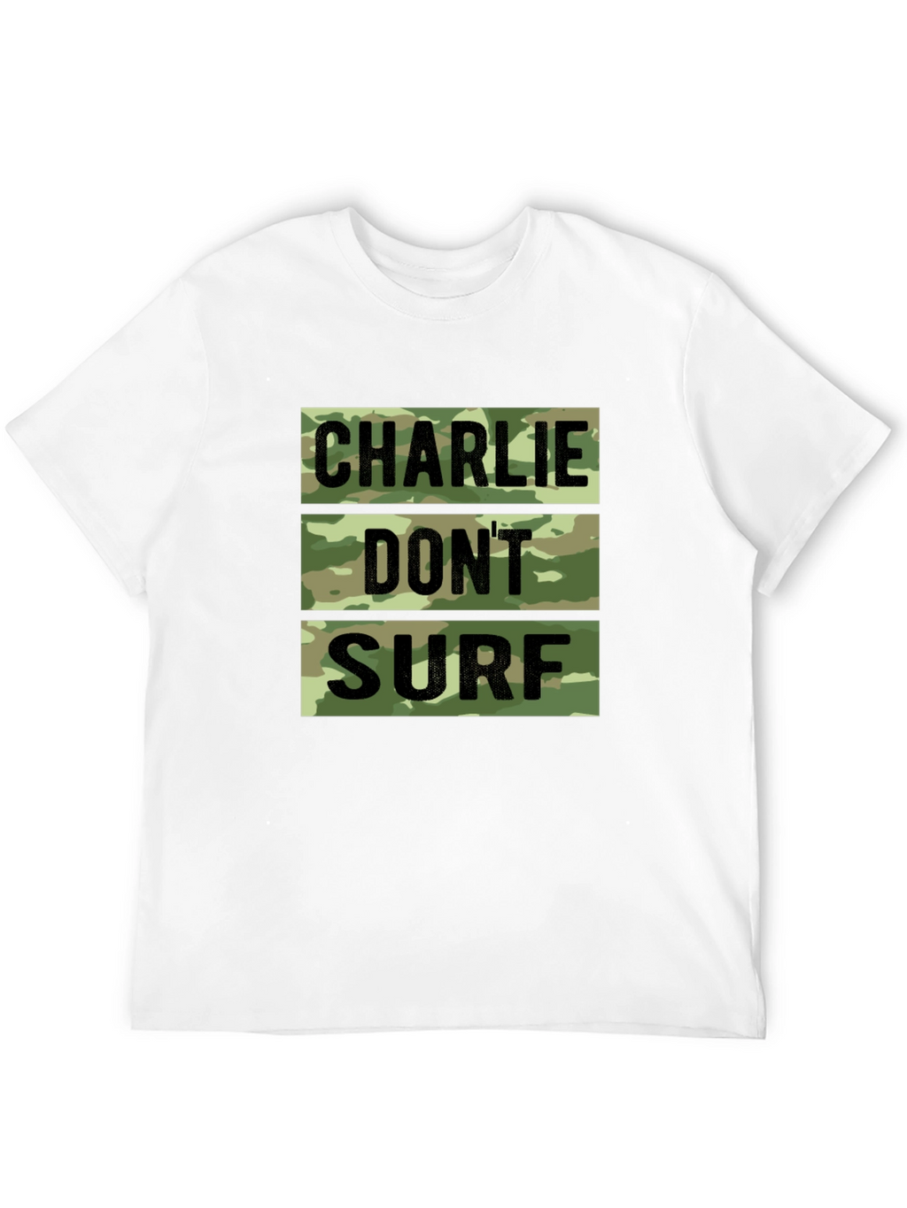 Charlie Dont Surf Camo T-Shirt