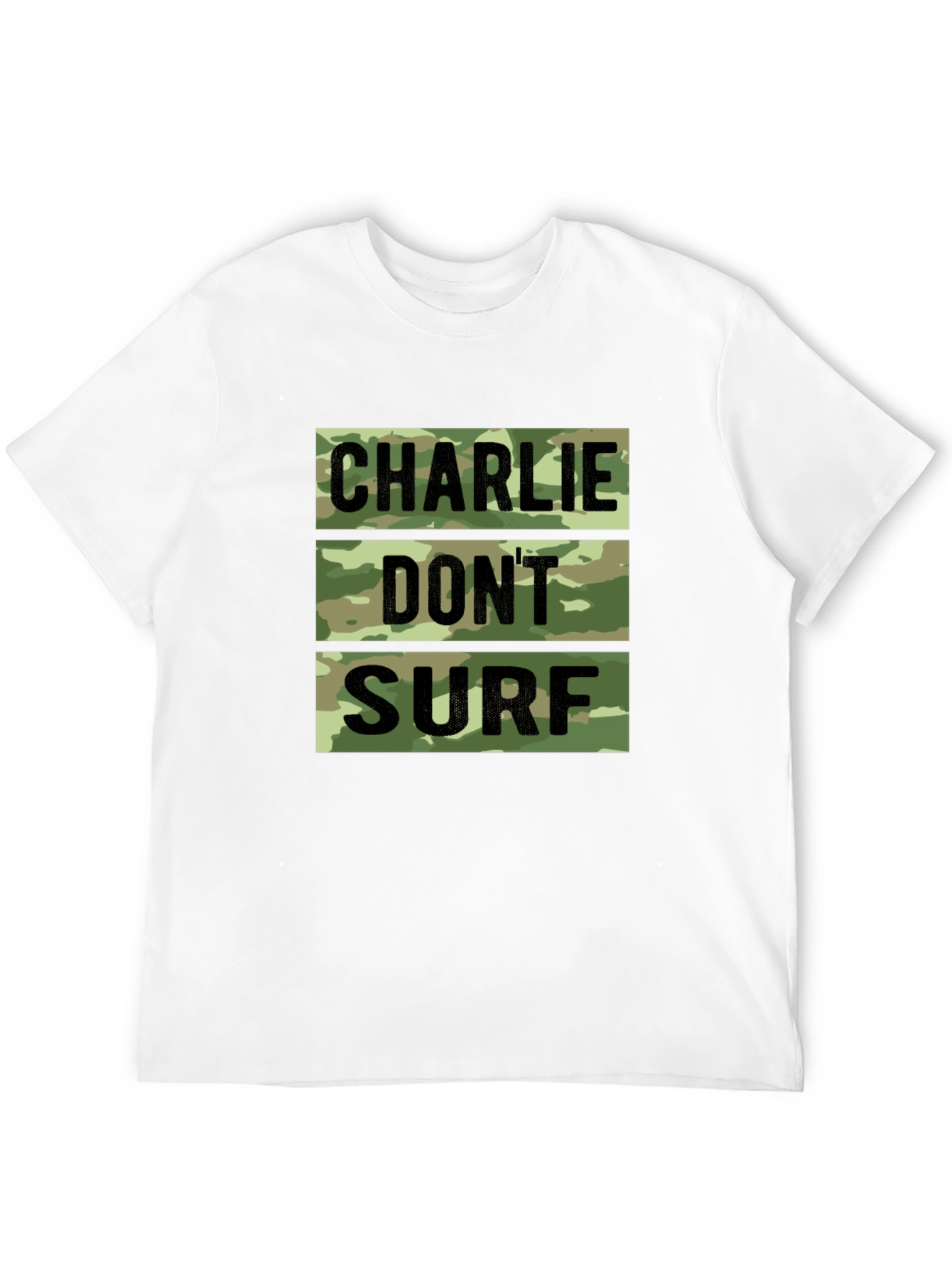 Charlie Dont Surf Camo T-Shirt