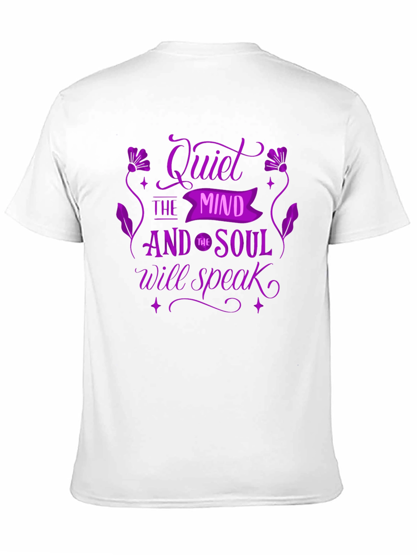 Quiet The Mind Graphic T-Shirt - Black