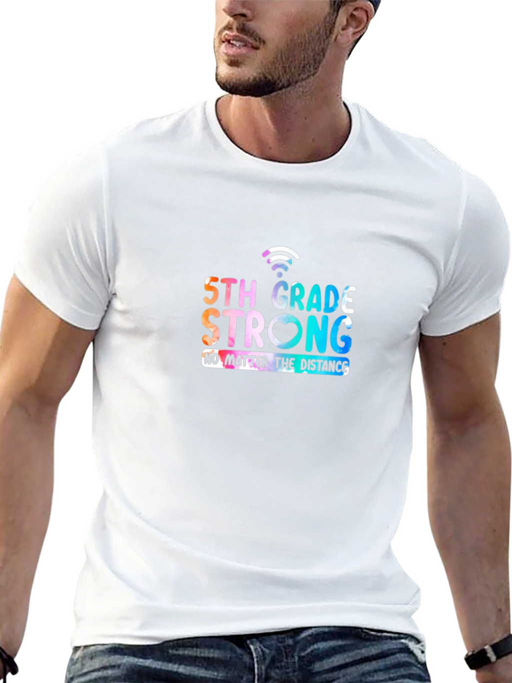 5th Grade Strong T-Shirt - Distance Learning