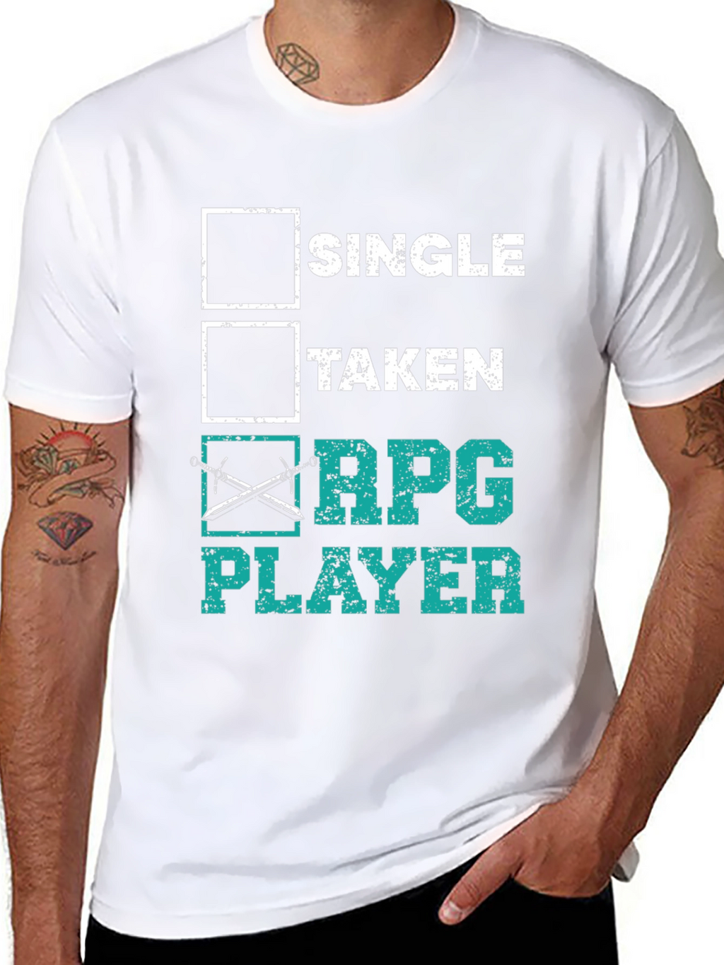 RPG Player Graphic Tee - Gamer T-Shirt