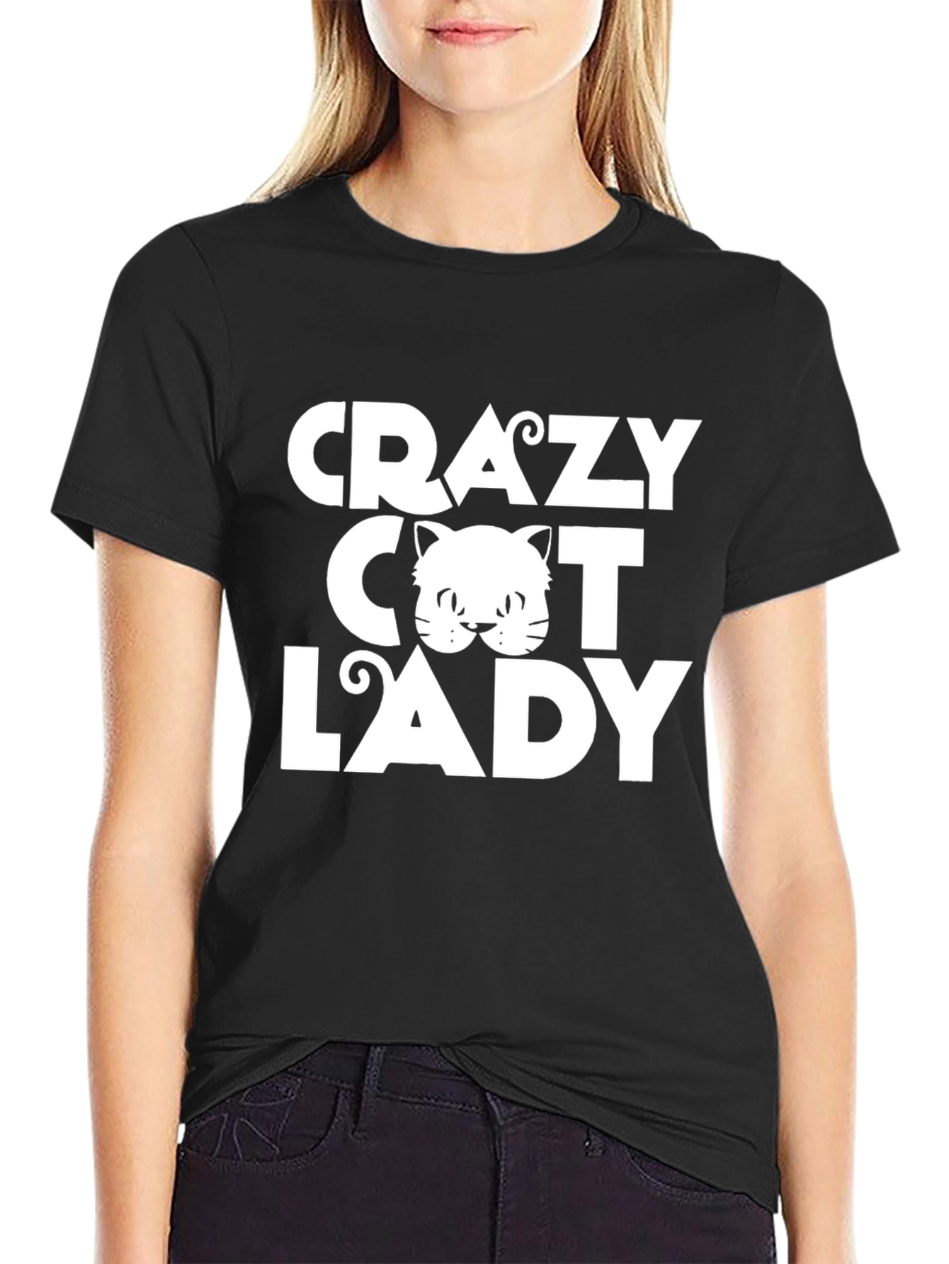 Crazy Cat Lady Graphic T-Shirt
