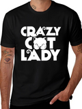 Crazy Cat Lady Graphic T-Shirt