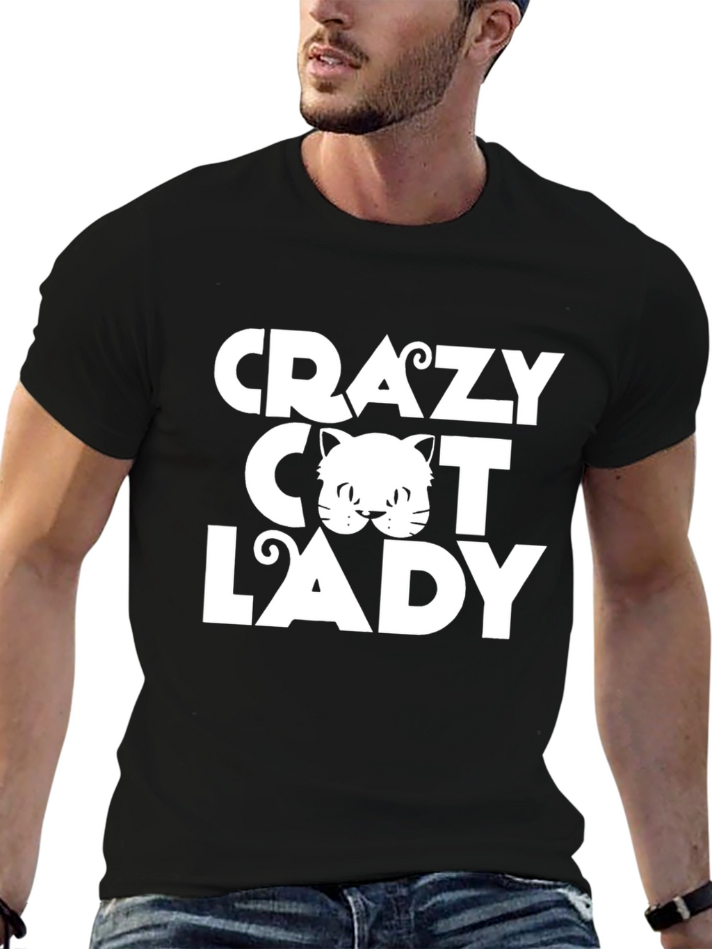 Crazy Cat Lady Graphic T-Shirt