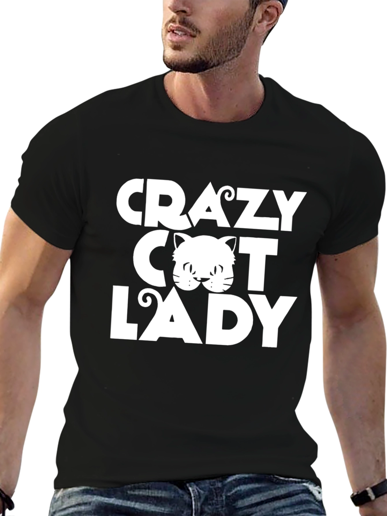 Crazy Cat Lady Graphic T-Shirt