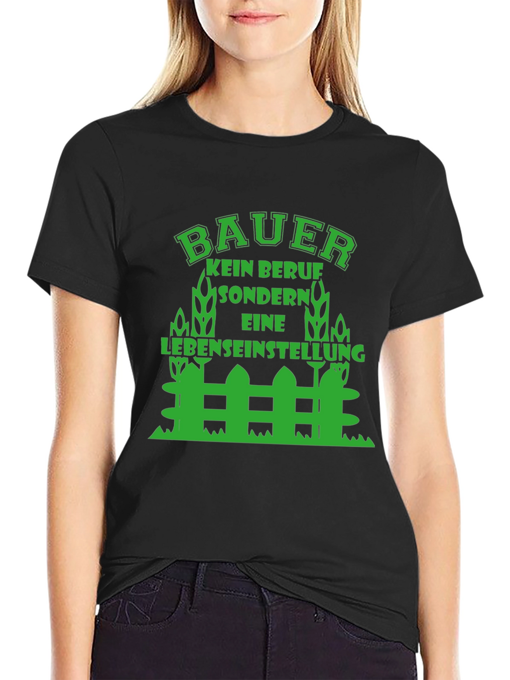 Farmer Lifestyle T-Shirt - Green Design
