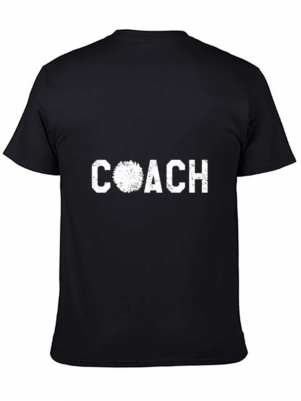 Coach Graphic Tee - Black Cotton T-Shirt