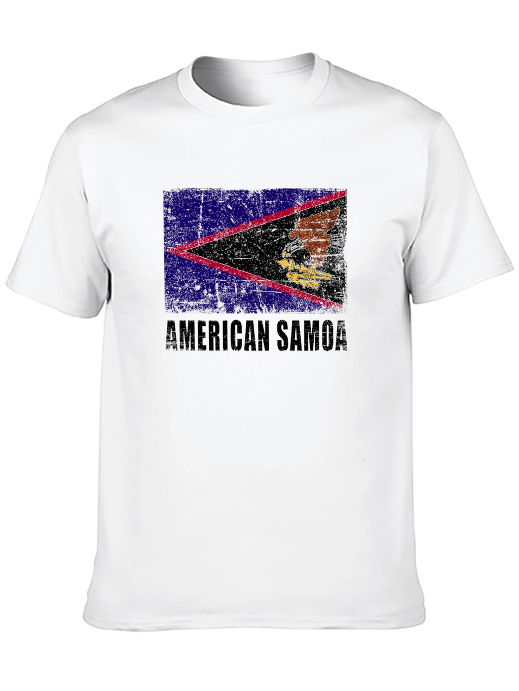 American Samoa Flag T-Shirt Black