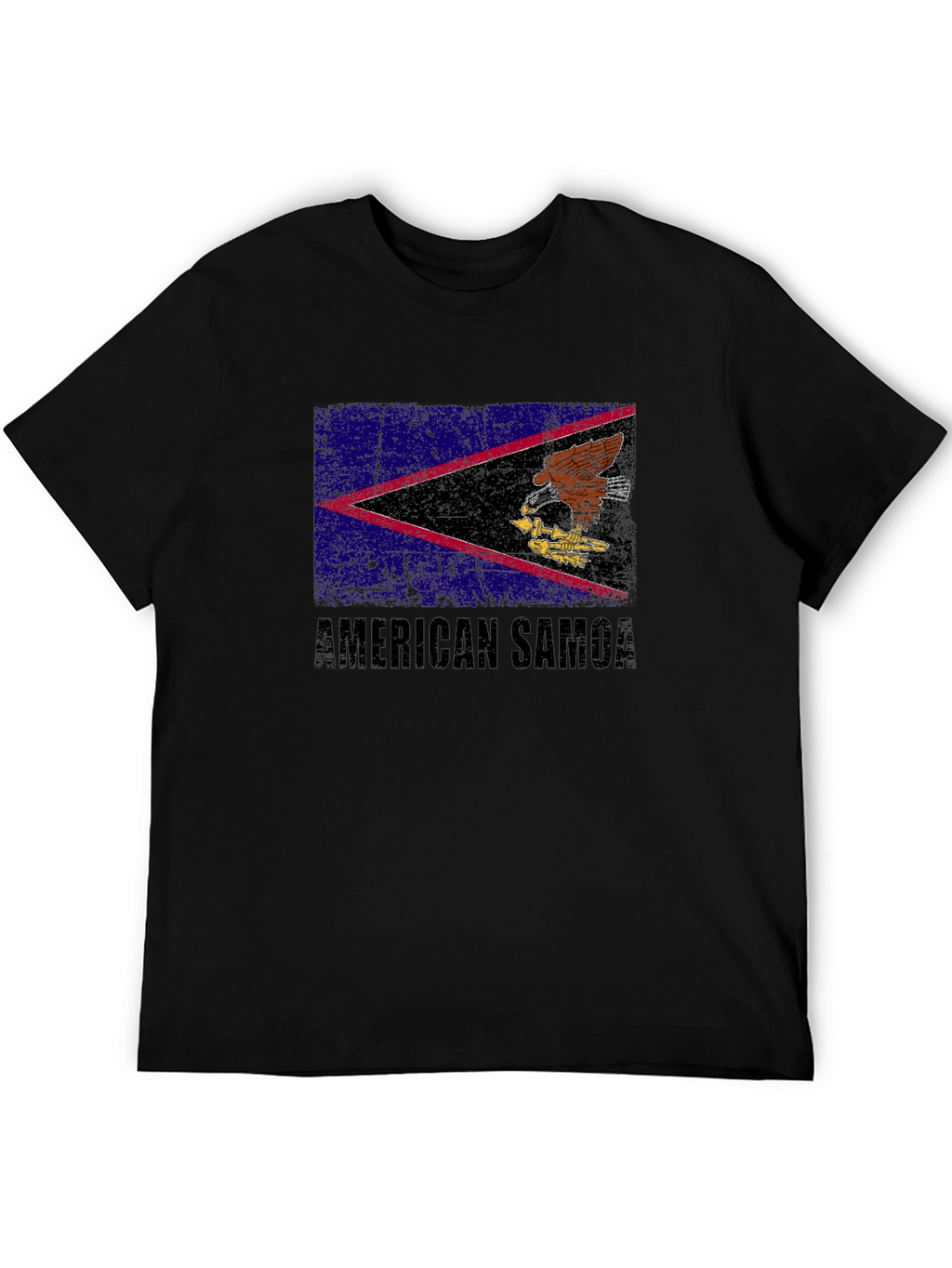 American Samoa Flag T-Shirt Black