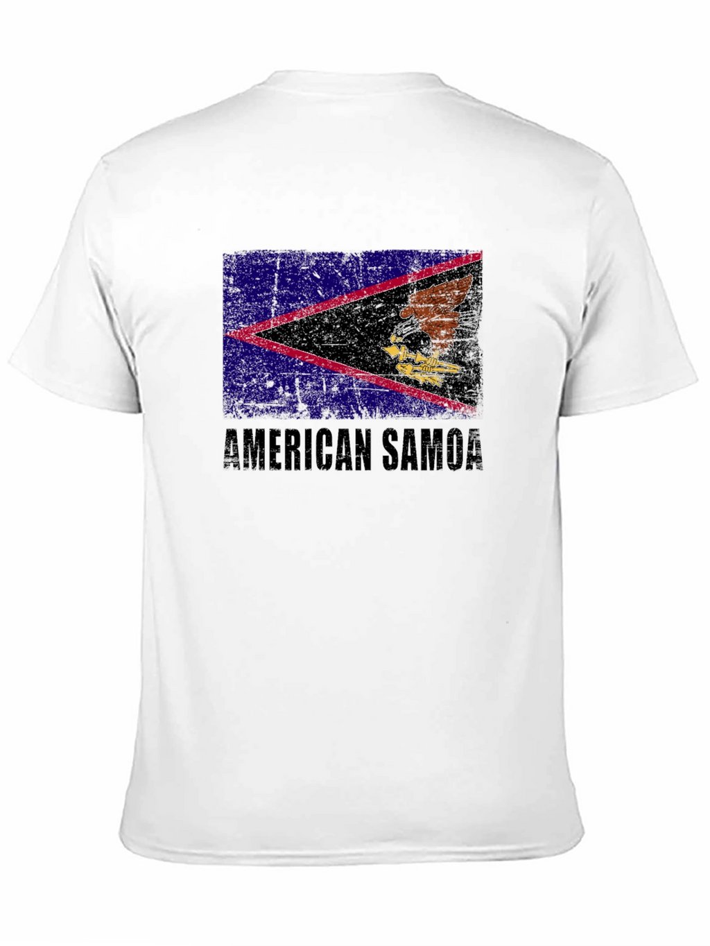 American Samoa Flag T-Shirt Black