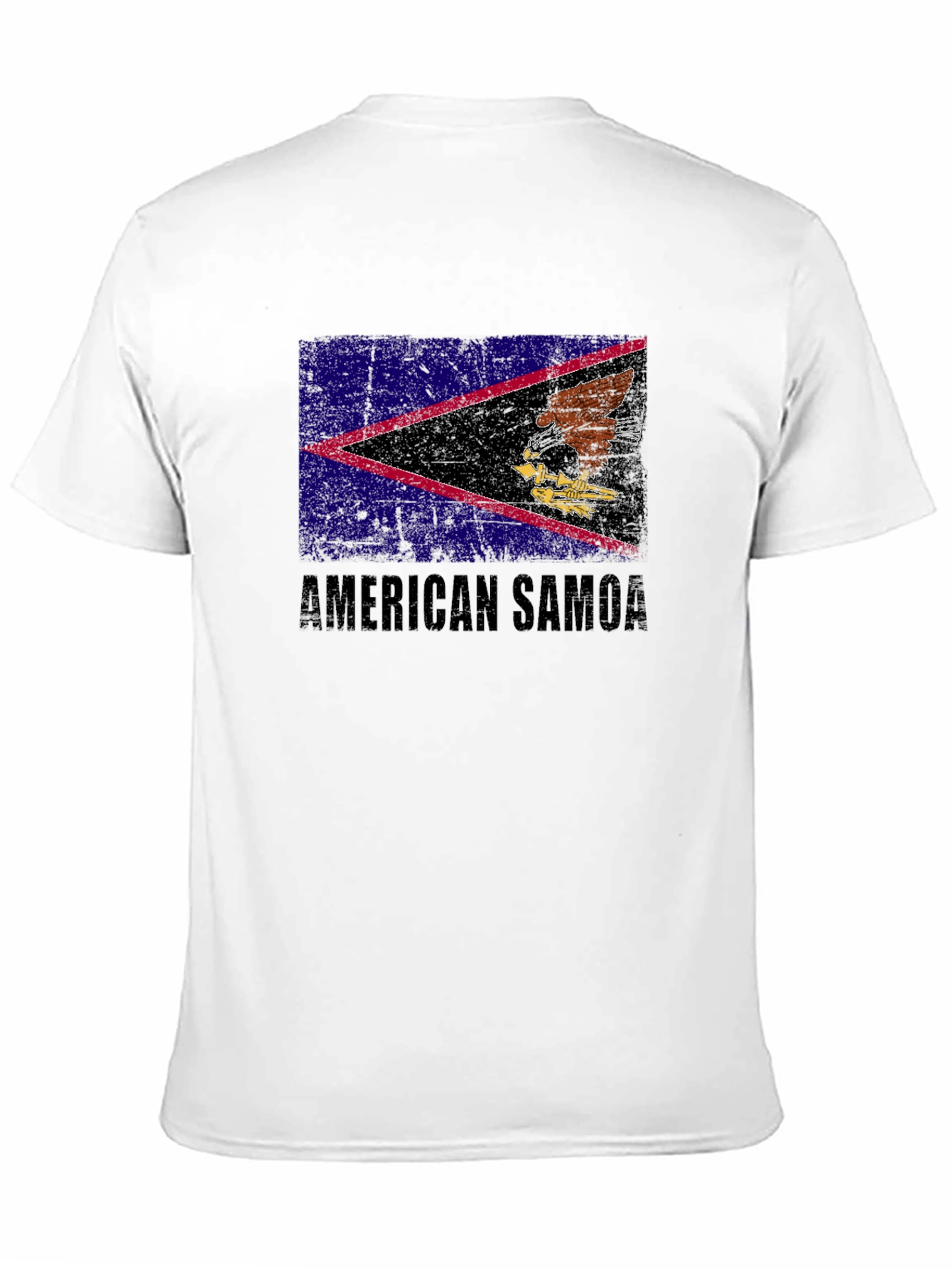 American Samoa Flag T-Shirt Black