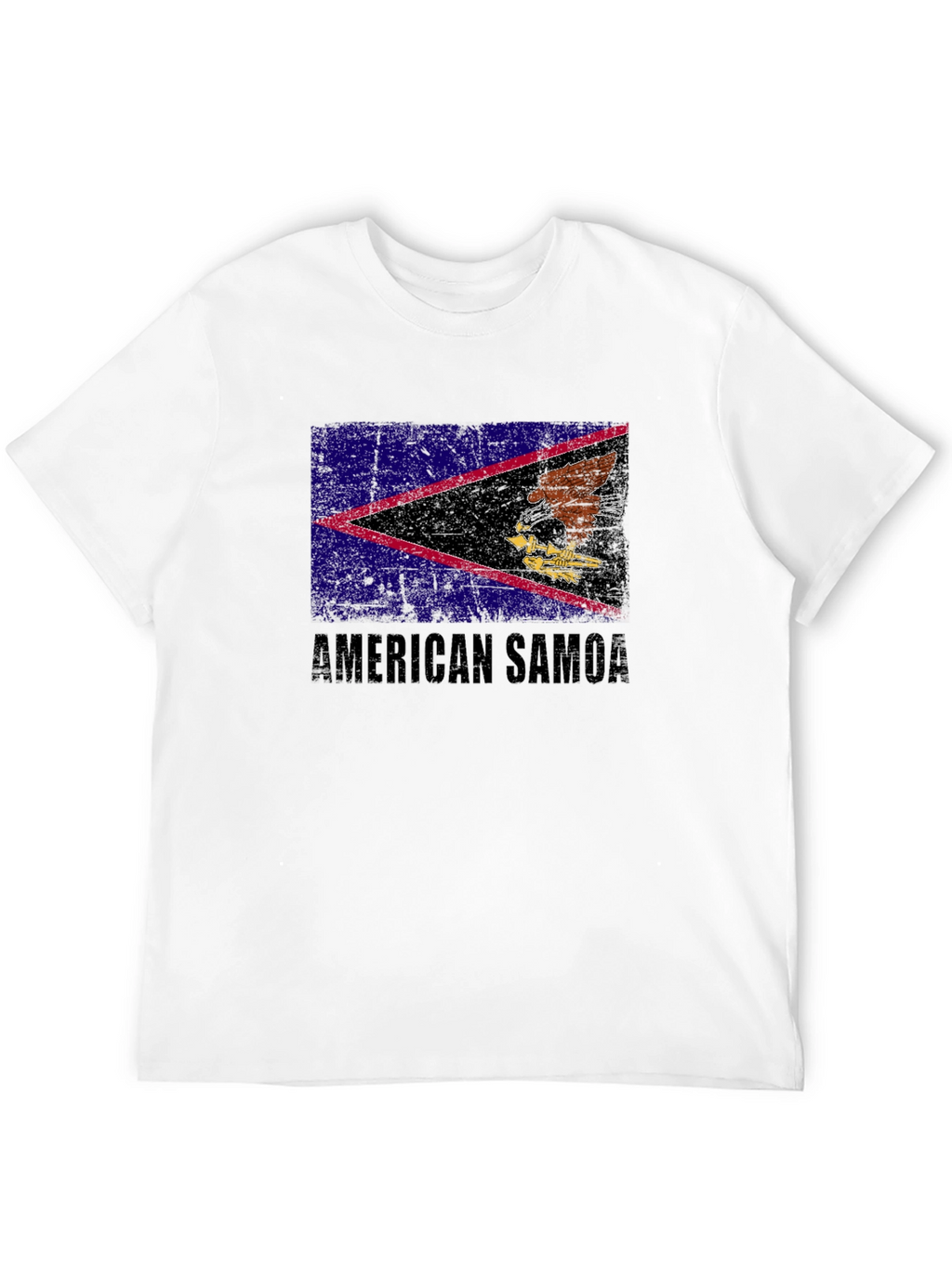 American Samoa Flag T-Shirt Black
