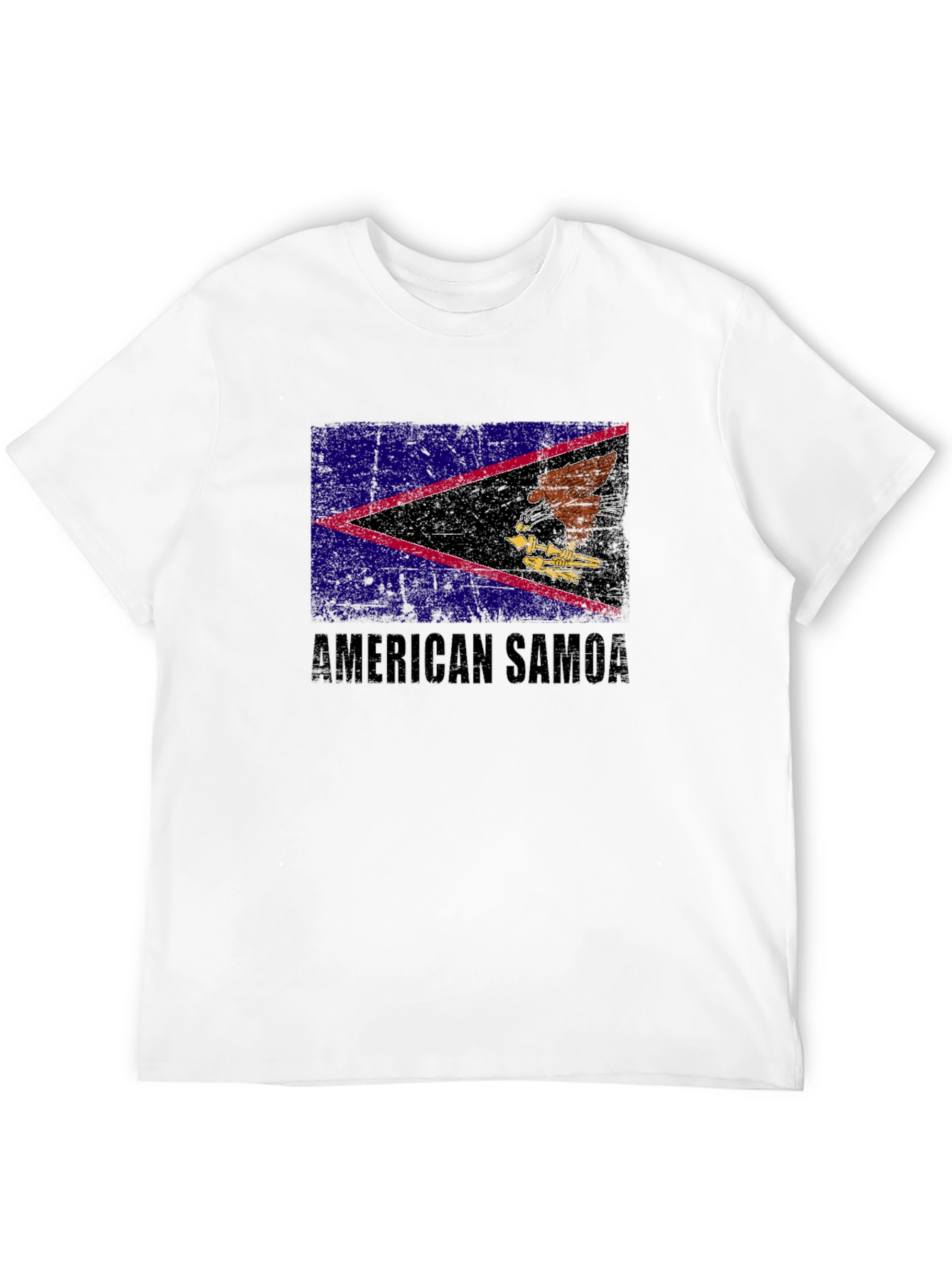 American Samoa Flag T-Shirt Black