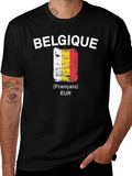 Belgique Flag T-Shirt - French Euro Pride Tee