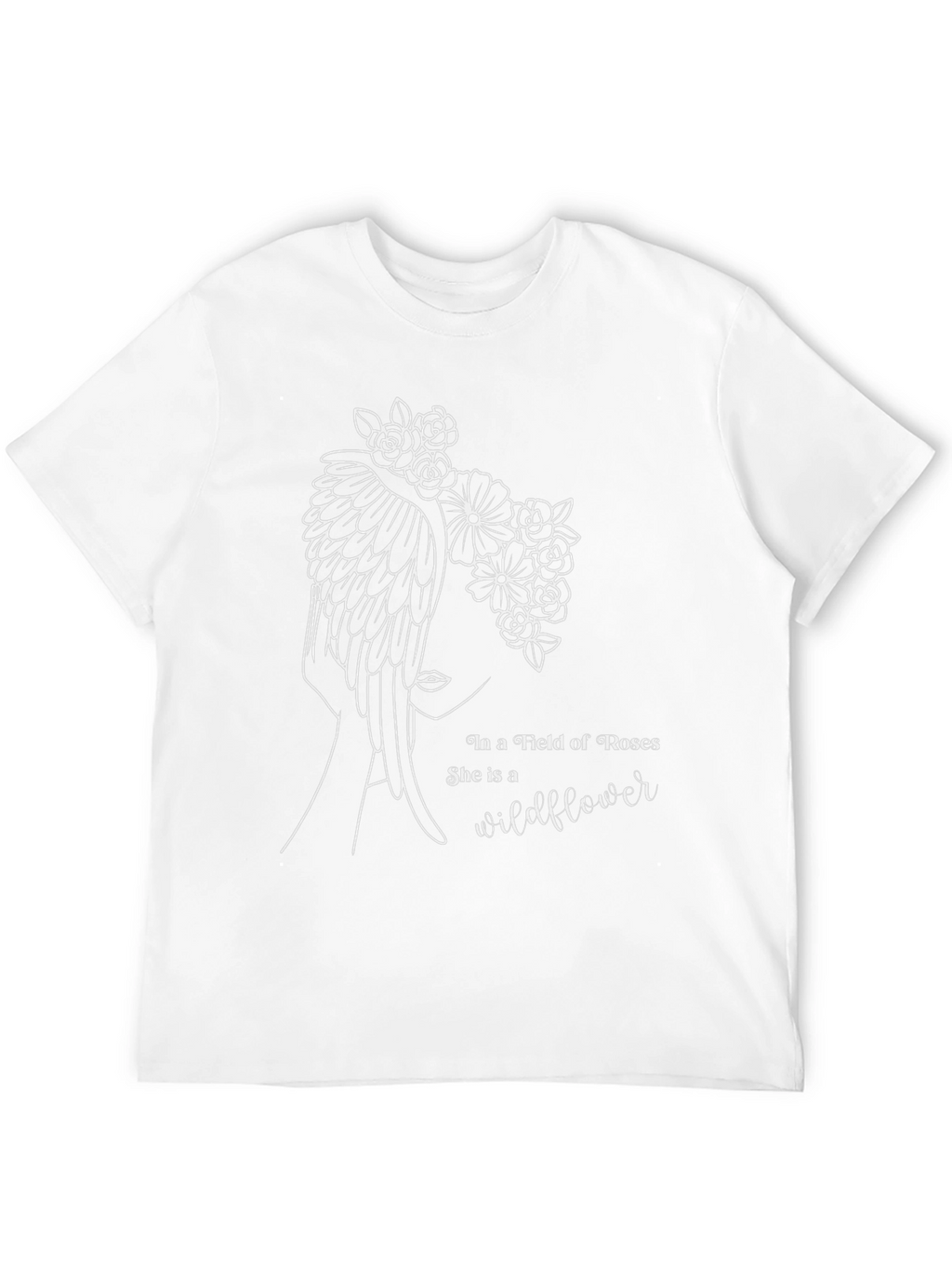 Wildflower Graphic Tee - Soft Cotton Blend