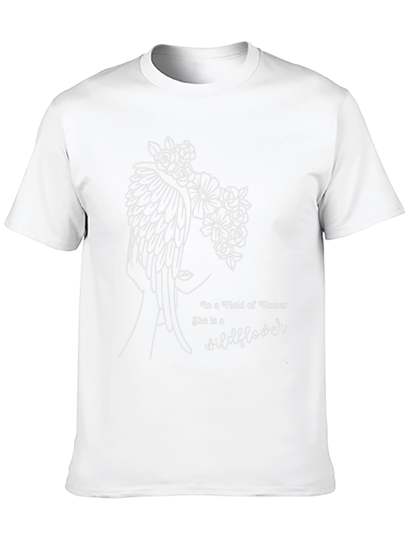 Wildflower Graphic Tee - Soft Cotton Blend