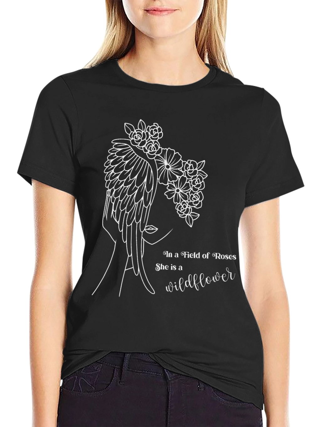 Wildflower Graphic Tee - Soft Cotton Blend