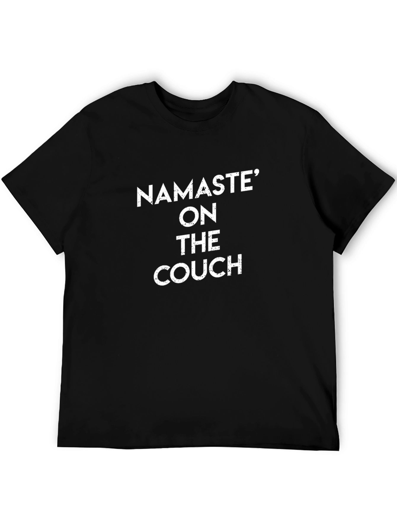 Namaste on the Couch Graphic Tee - Relaxed Style
