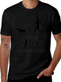 Dog Walk T-Shirt - Mens Graphic Tee
