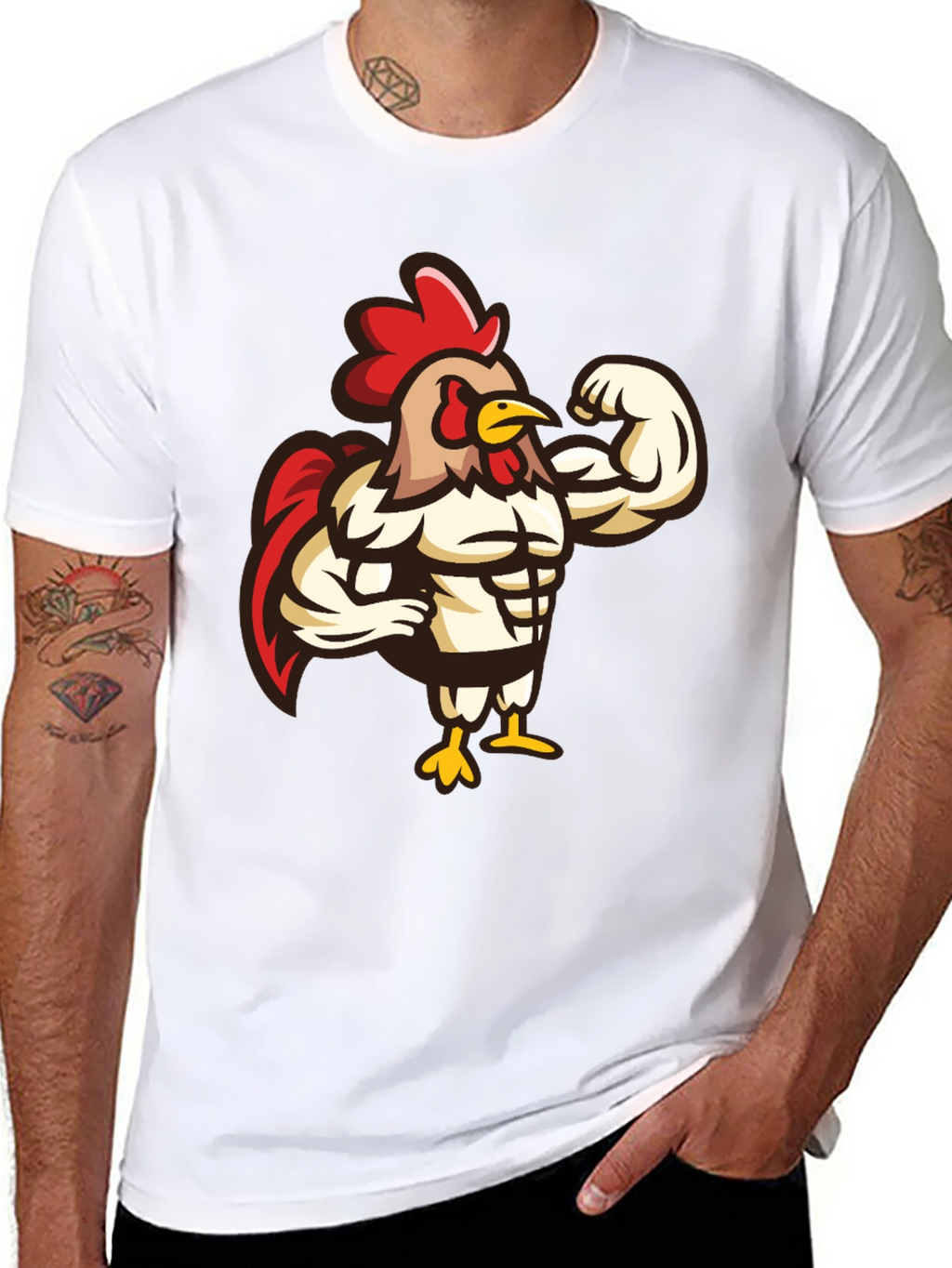Funny Gym Chicken T-Shirt