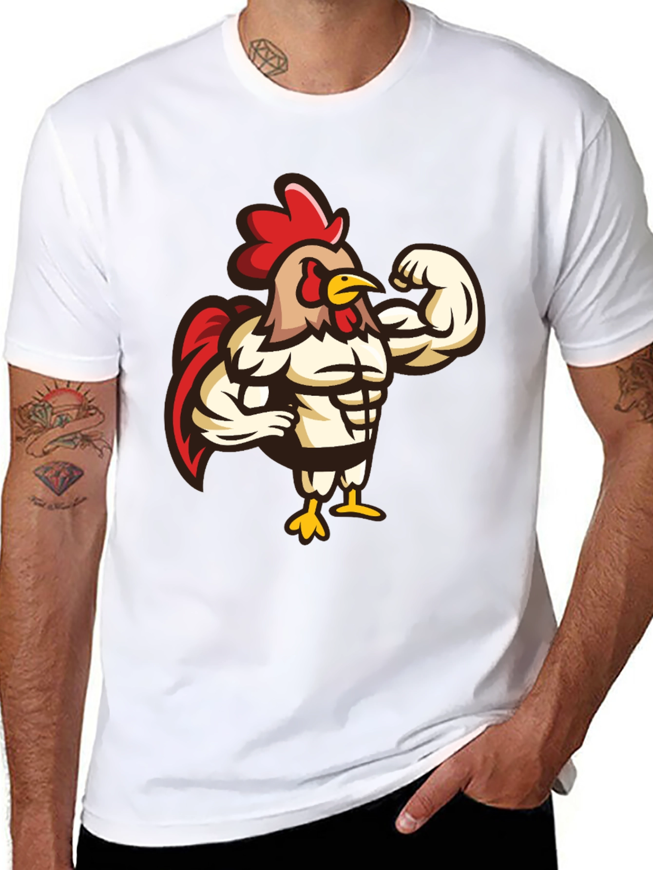 Funny Gym Chicken T-Shirt