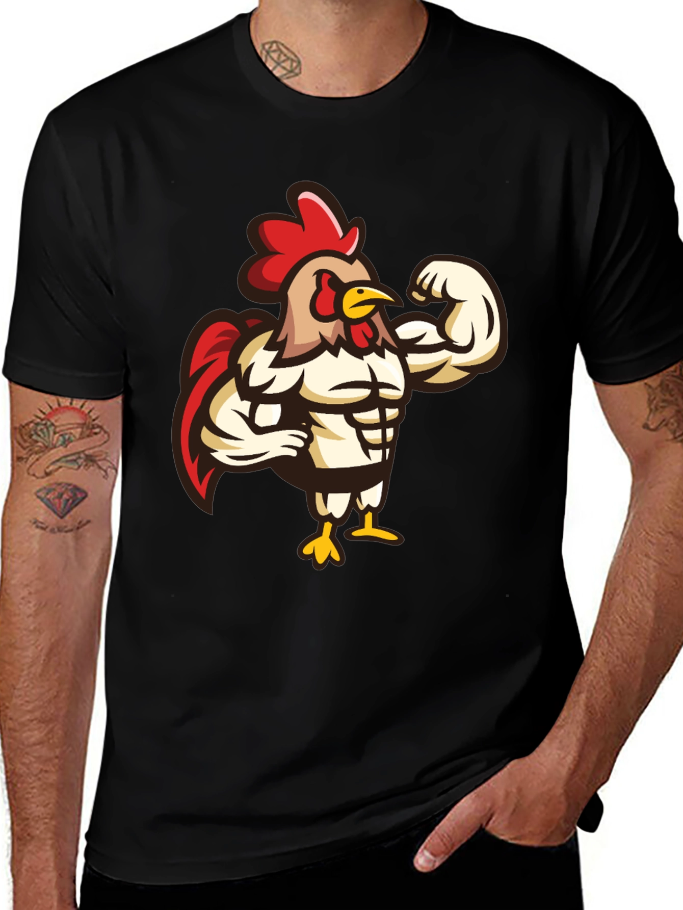 Funny Gym Chicken T-Shirt