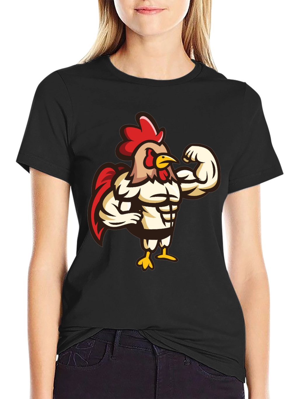 Funny Gym Chicken T-Shirt