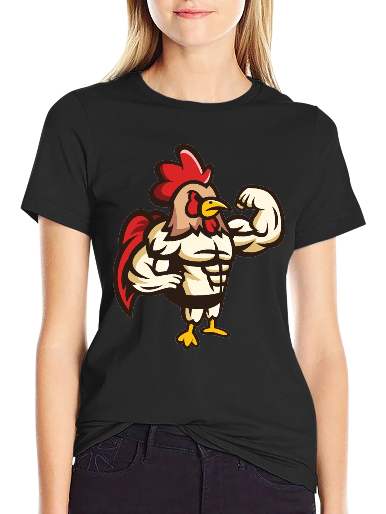 Funny Gym Chicken T-Shirt