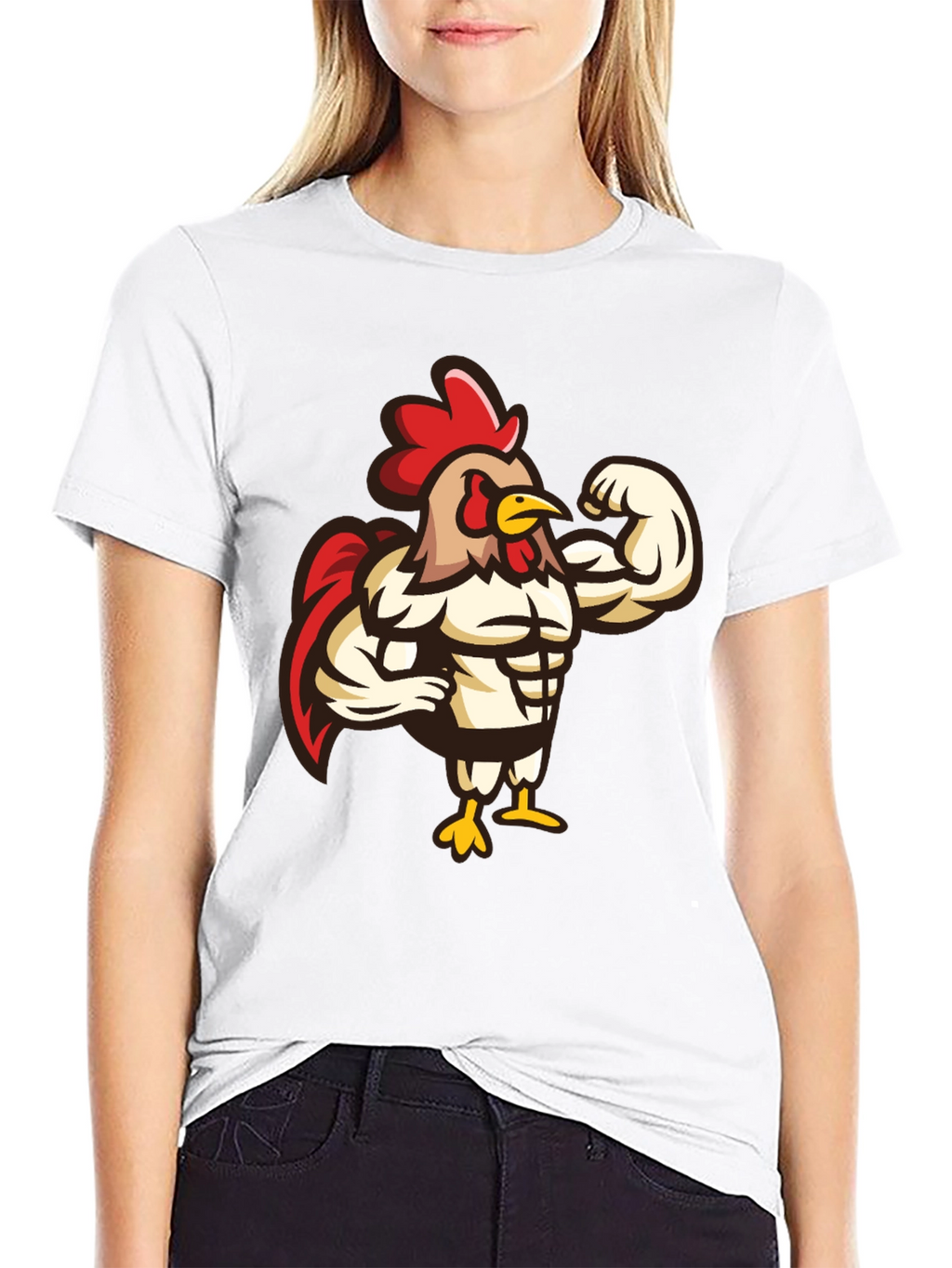 Funny Gym Chicken T-Shirt
