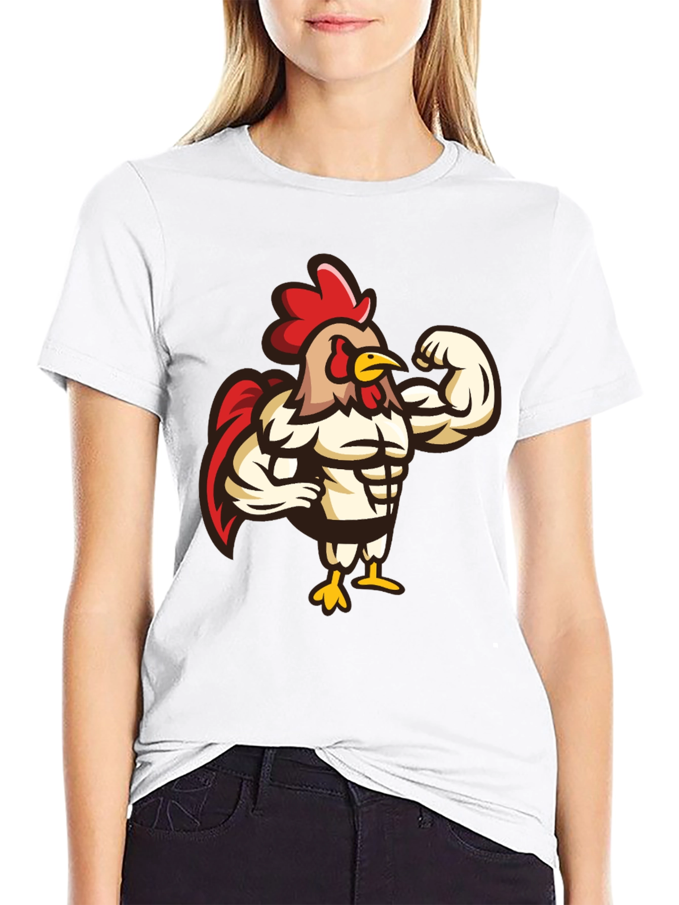 Funny Gym Chicken T-Shirt